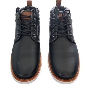 Bruno Marc Mens Black and Brown Chukka Boots size 8.5